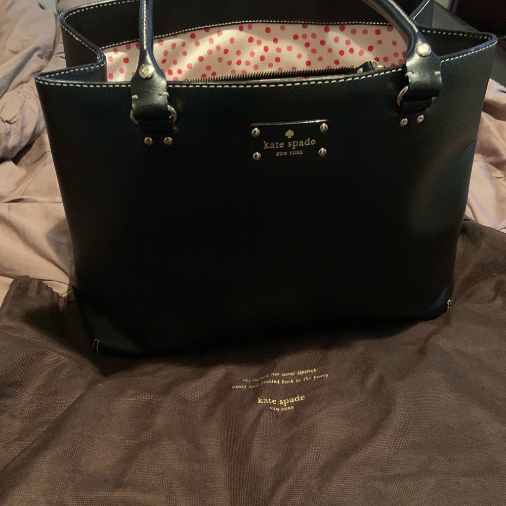 Kate Spade Fallon Wellesley Leather Tote.